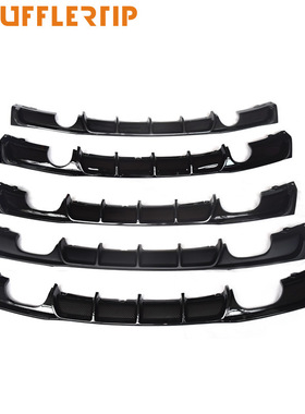 s适用宝马3系后唇碳纤维F30改装M运动套件mtmp包围四出双出尾唇