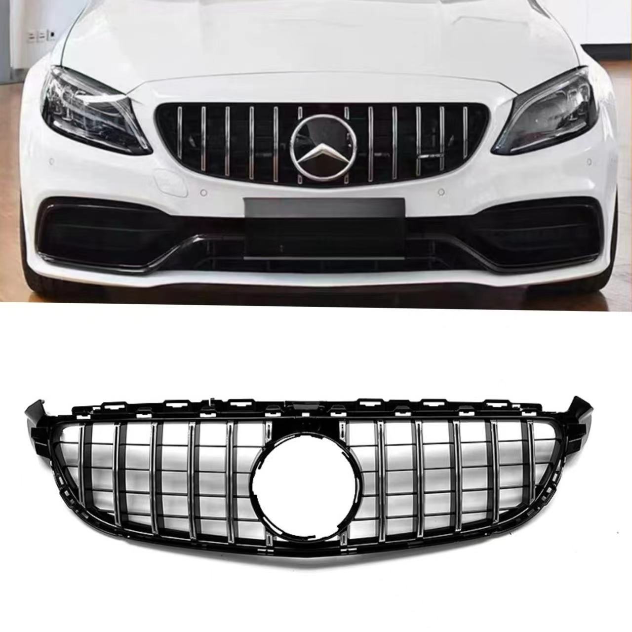 适用于2019-2020款奔驰W205真C63GT中网原车替换