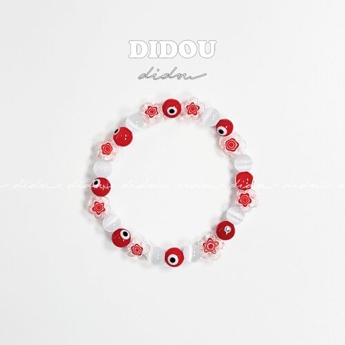 DIDOU恶魔之眼千花琉璃手链