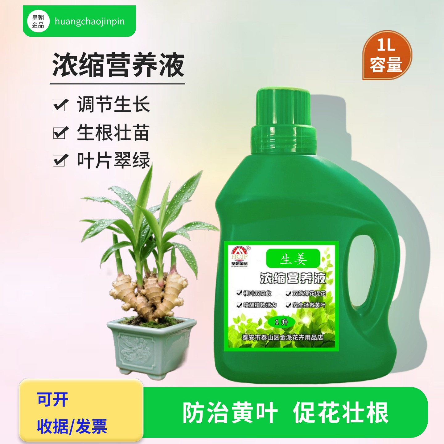 禄根生姜浓缩营养液专用水溶肥料