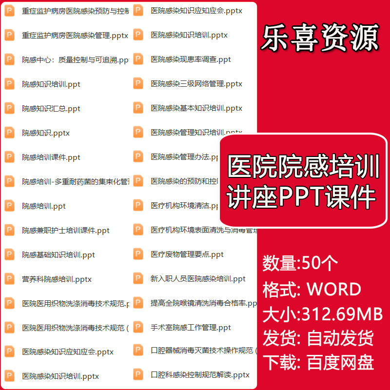 医院院感培训讲座ppt课件员工作管理规范医疗预防感染科知识模板