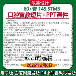 口腔诊所前台客服预约接待客户引导收费结算档案管理投诉培训课件
