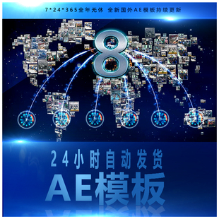 启动仪式视频动画多手掌印震撼产品发布会开幕倒计时开幕AE模板