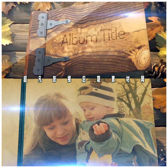 感恩回忆成长怀旧3D翻页展示效果照片动画幻灯片视频相册AE模板