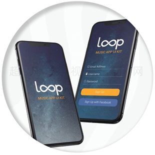 iPhoneX手机三维模型动画APP软件程序短视频展示宣传片头AE模板