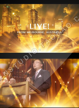 2018年大气震撼终颁奖典礼年会表彰人物先进集体栏目包装AE模板