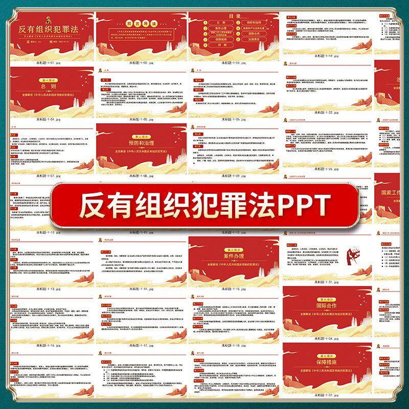 学习反有组织犯罪法培训课件讲座ppt素材1套-003