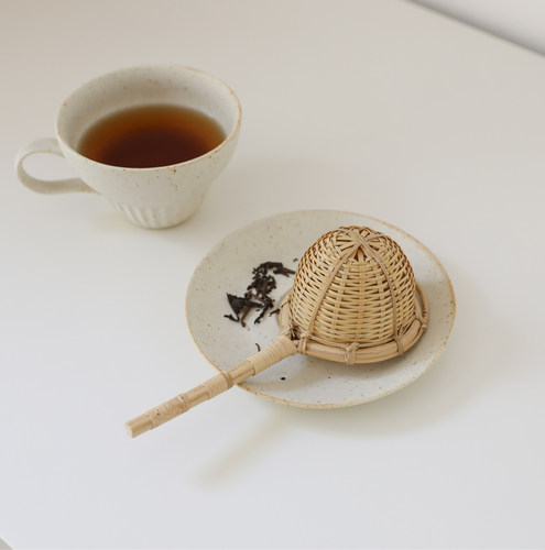 出口日本手工竹编日式茶漏茶滤