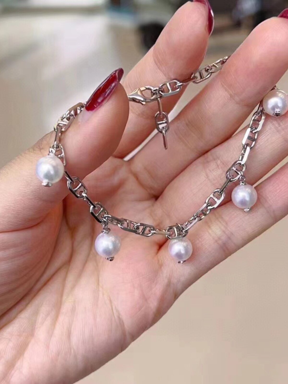 FACTORY DIRECT DIY PEARL ACCESSORIES PIG NOSE PEARL BRACELET SIMPLE ALL-OVER S  SEMI-FINISHED EMPTY TOW