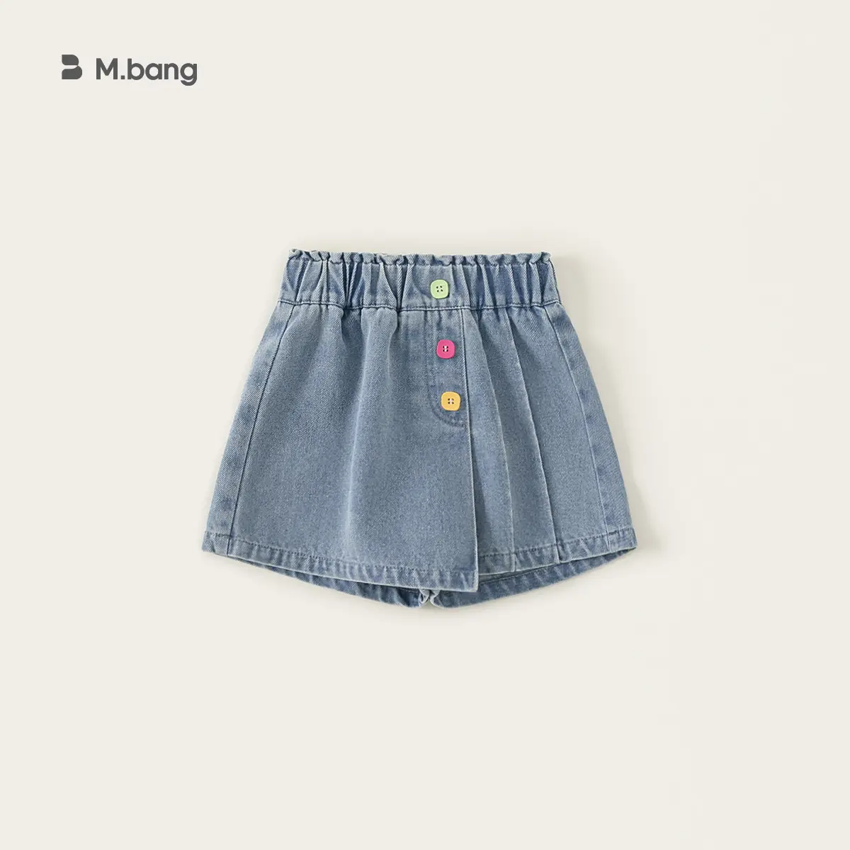夏季新品女童时尚牛仔短裤裙裤