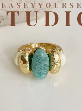 铜合金戒指 「盛放」悦己原创设计复古时尚气质中古戒指