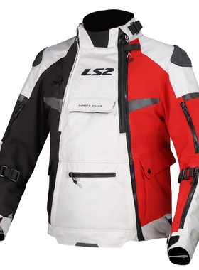 新款LS2拉力服CE认证四季骑行服防护防风长途摩旅MJ166洲际穿越