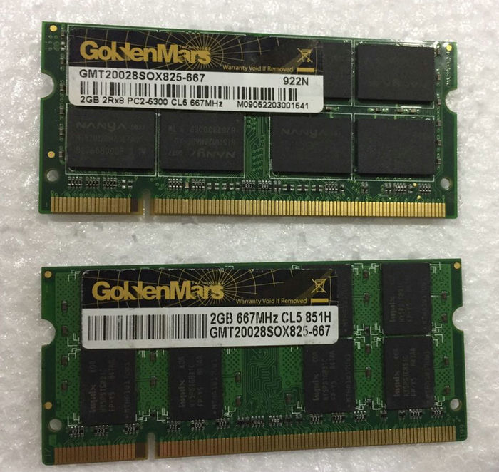 劲芯科技 GoldenMars DDR2 667 2G 神州笔记