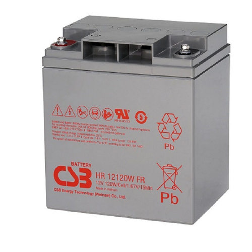 CSB蓄电池 HR12120W 12V120AH铅酸免维护电池 医疗 电力 消防 工