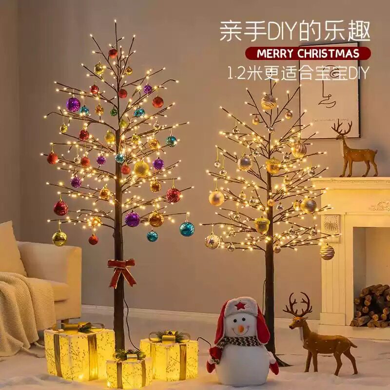 2027圣诞装饰圣诞树家用套餐商场酒店客厅布置圣诞节场景布置摆件
