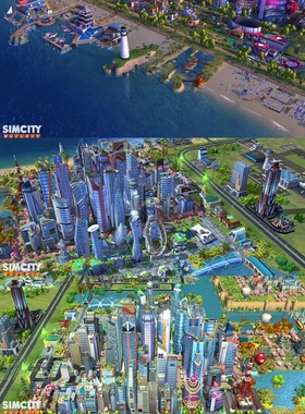 模拟城市我是市长破解 simcity无限绿钞资源金币建手机单机游戏