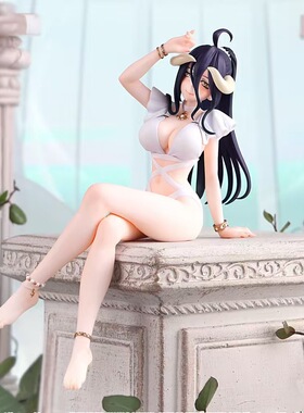 OVERLORD美少女不死之王坐姿雅儿贝德手办压泡面显卡桌面机箱摆件