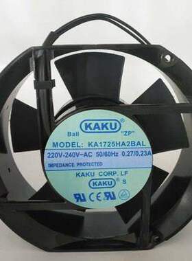 台湾KAKU卡固 KA1725HA2BAL 17CM 220V 工业 机柜机箱 散热风扇