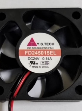 FD245015EL 元山Y.S.TECH 5015 24V 0.14A 5CM/厘米 变频器风扇