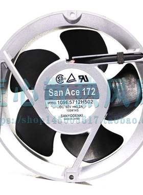 SAN ACE172 109E5712H502 DC 12V 1.2A 172x51mm