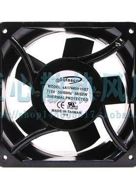 台湾Sofasco SA17689V1HBT 115V 52W 17.6CM 17689 机柜 散热风扇