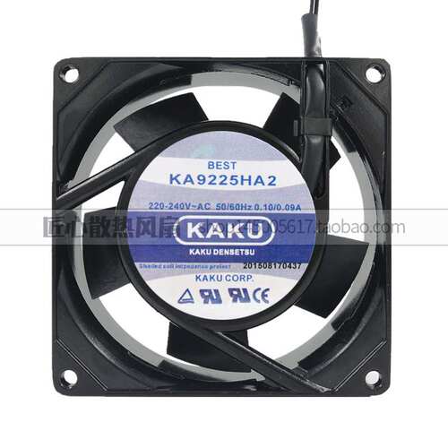 KAKU卡固 KA9225HA2 SL AC220V 0.10A/0.09A 含油轴承 散热风扇