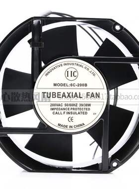 IIC TUBEAXIAL FAN MODEL:6C-200B 6C-230B 200V 39/38W风扇