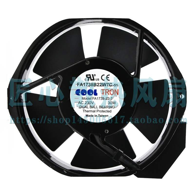 FA1738B22T7C-51 Share| FA1738B22T7C-31 Cooltron AC Axial