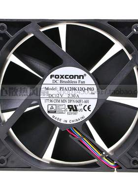 富士康 PIA120K12Q-P03-BB 12V 2.30A YJ6G0-A00 机箱暴力 S7风扇