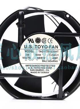正品TAC17251230HT 230V全新U.S.TOYOFAN TAC17251115HT 115V进口
