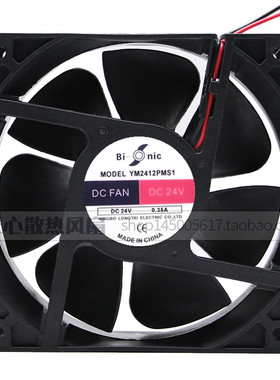 YM2412PMS1 Bi-onic 12038 散热风扇 DC24V 0.34A 高质量轴流风机
