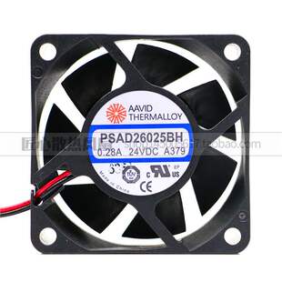 原装 6025 24V PSAD26025BH 6CM变频器双滚珠大风量散热风扇