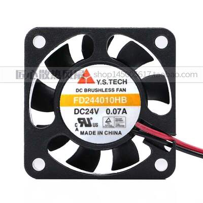 原装Y.STECH元山 FD244010HB 24V 0.07A双滚珠变频器散热风扇4010
