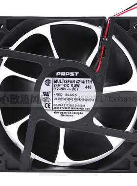 EBM-PAPST 12038 MULTIFAN 4214/17H 24V 5.8W 变频器 散热风扇