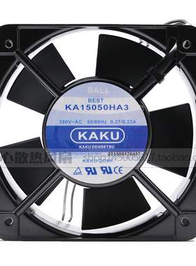 KAKU 卡固 KA1525 15050HA3 380v 0.27/0.23A 15CM机柜防水风扇