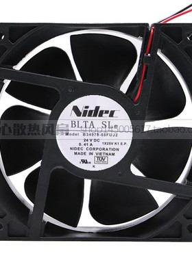 全新Nidec BETA SL 12038 B34978-55FUJ2 DC24V 富士变频器风扇机