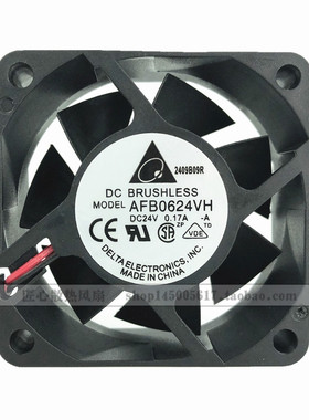 全新台达DELTA AFB0624VH 6025/ DC 24V 0.17A 变频器 散热风扇