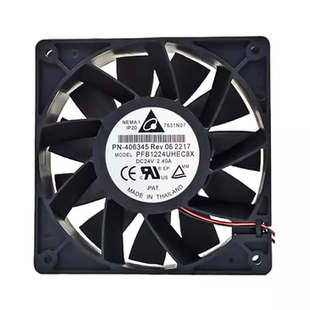2.40A 全新原装 24V 12038 大风量变频器风扇 PFB1224UHEC8X