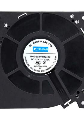 D-FAN DFH1232B DC 12V 0.60A 120x120x32mm 12厘米鼓风机风扇