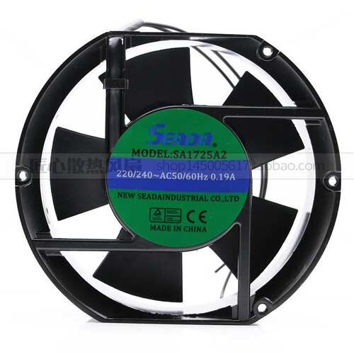 全新原装SEADA控制柜风扇SA1725A2 220V工控机柜专用轴流风机