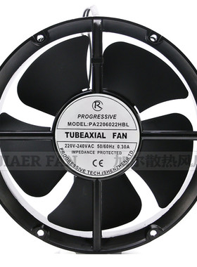 22060 全新原装电源机柜圆形散热风扇 PA2206022HBL 220V轴流风扇