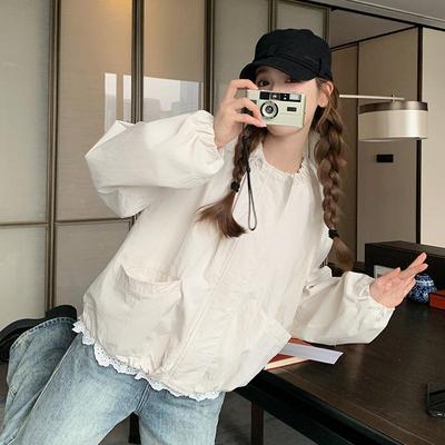 年春秋B102FN20装新款减龄百舒适搭亲潮肤又休闲提升品质米白色外