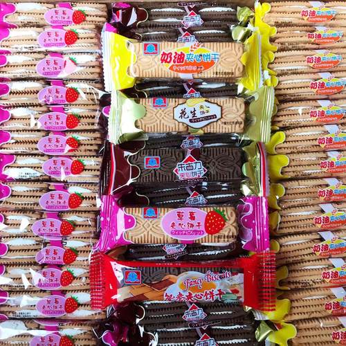 鸳鸯夹心饼干儿时怀旧朱古力华声