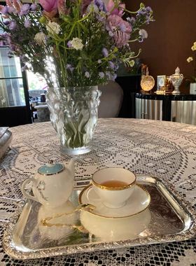 现货日本narumi鸣海Felicita蝴蝶结系列蓝色骨瓷茶壶带茶滤330ml