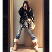 女2026春季 直筒牛仔裤 新款 显瘦弹力修身 子 美式 拖地裤 复古低腰窄版