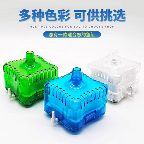 透明鱼缸水妖精过滤器气动式生化过滤器增氧吸便器陶瓷缸圆形鱼缸