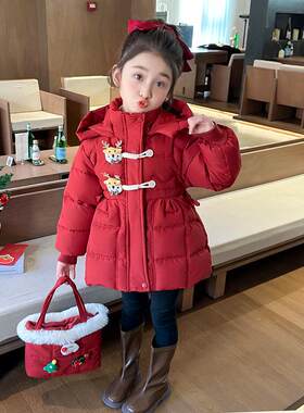 2024新款洋气连帽加厚冬季棉服