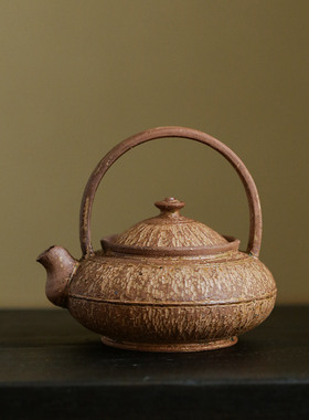 卢阳纯手工茶壶复古陶壶功夫茶具泡茶壶陶泥手作小茶壶luyang