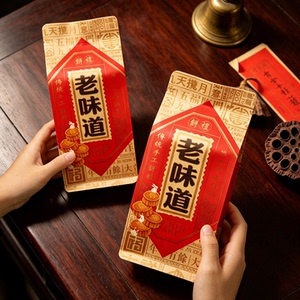 牛皮纸月饼包装袋4个头长条