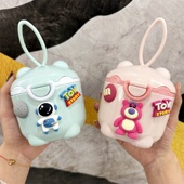 卡通婴儿奶粉盒便携式 盒密封防潮储存罐 外出可爱宝宝辅食米粉分装